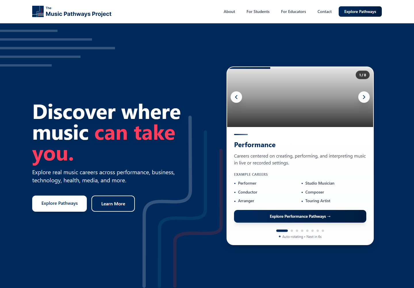 Homepage — after